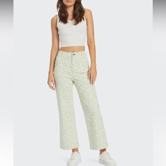 NWOT Roxy Coastal Cruiser Printed Twill Pants - Picture 4 of 8